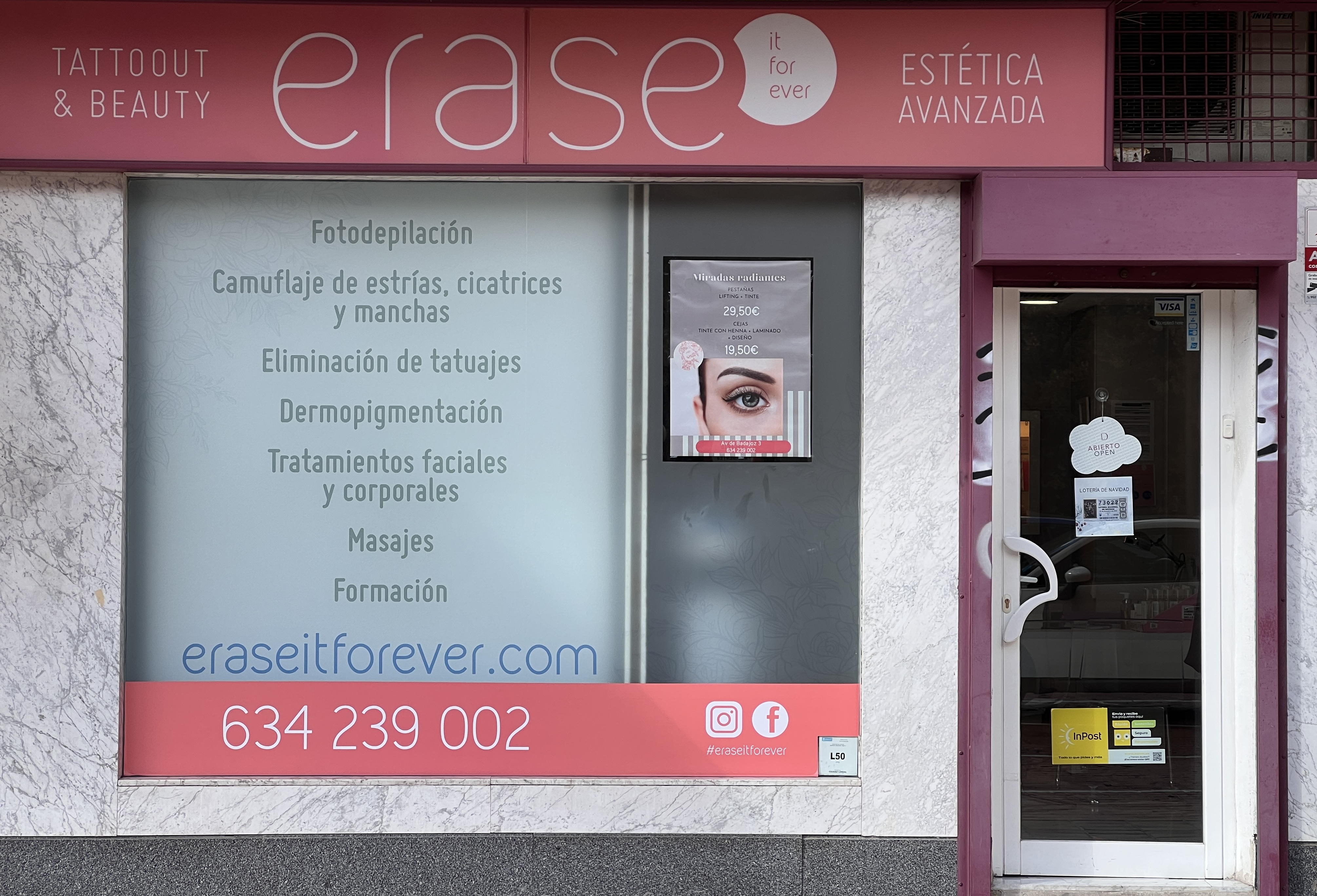 Centro de estética en Barrio de la Concepción