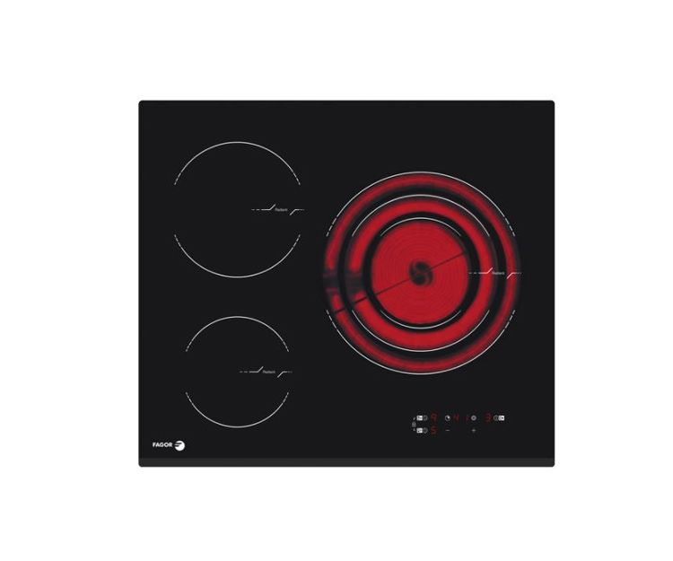 Vitrocerámica Fagor FPV3350SA de tres fuegos