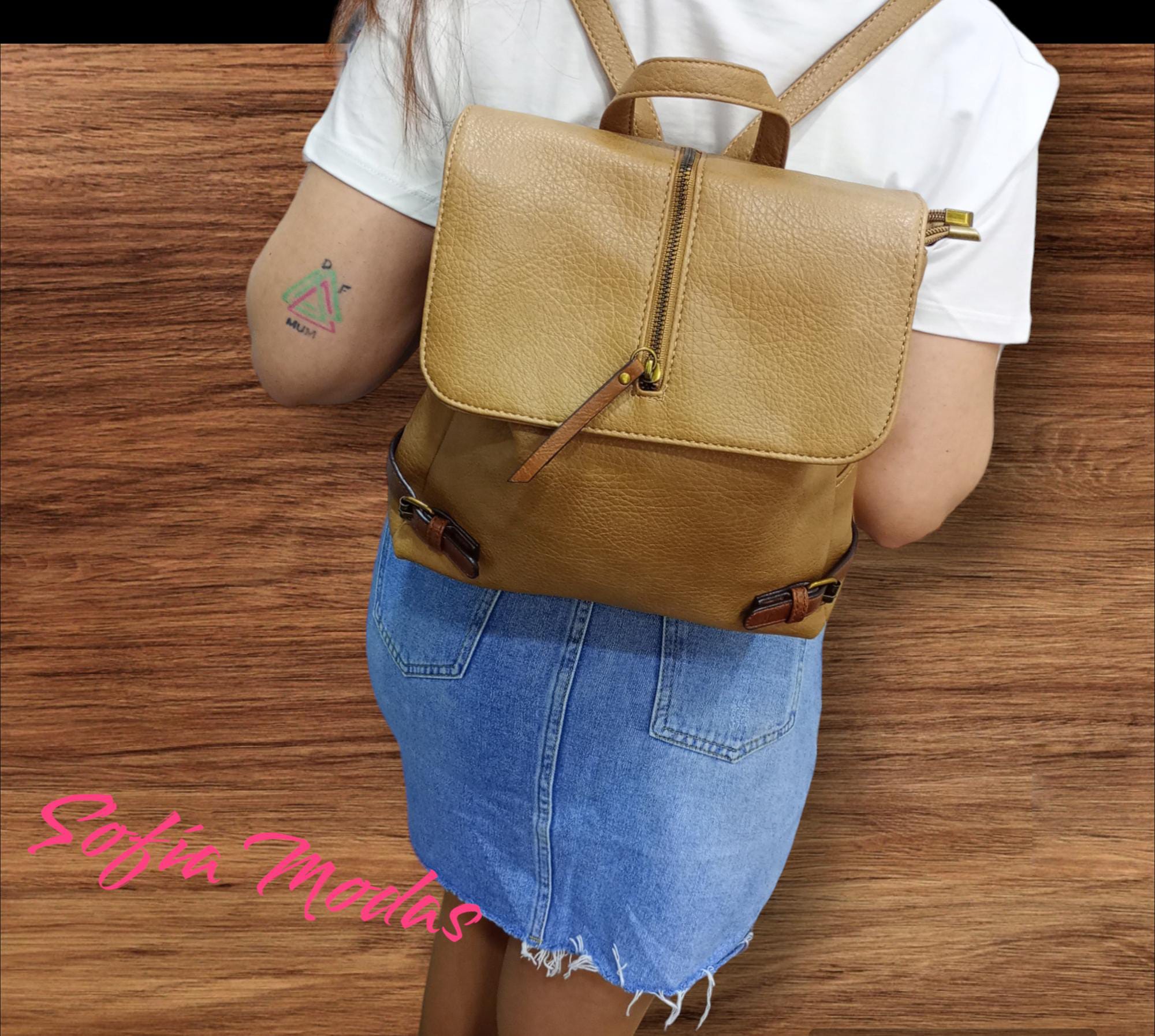 Mochila piel