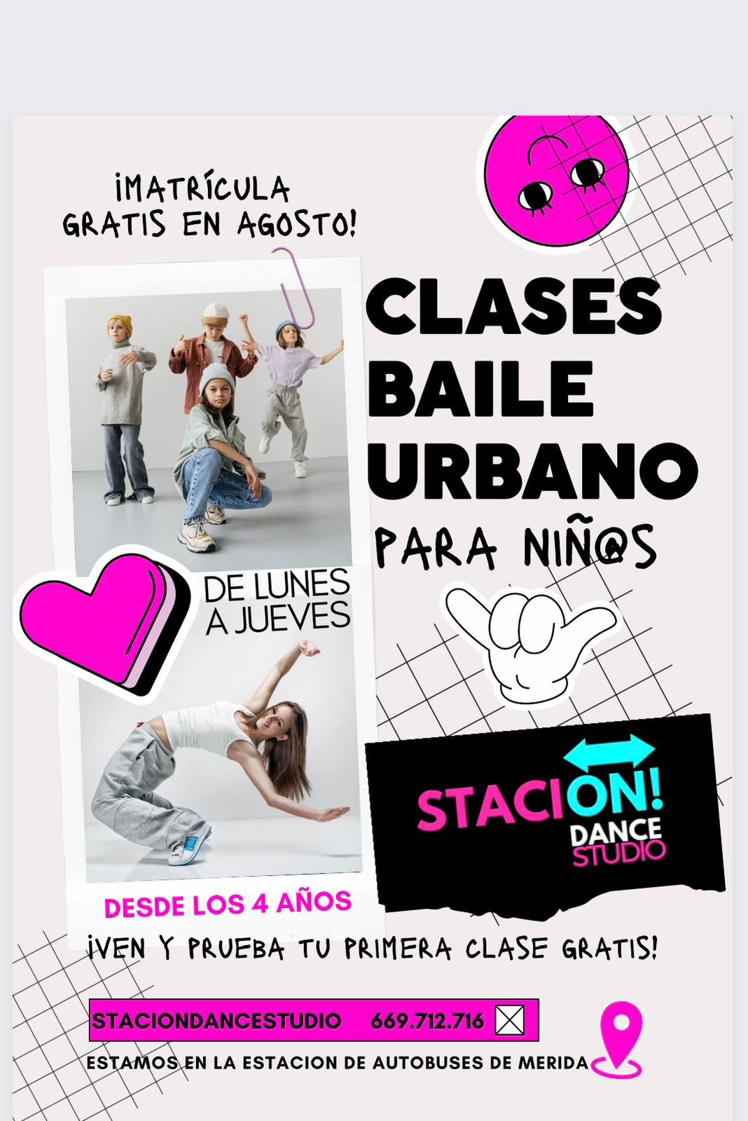BAILE URBANO PARA NIÑOS