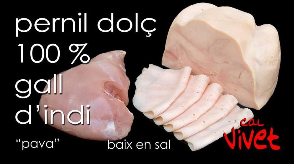 pernil de gall d'indi