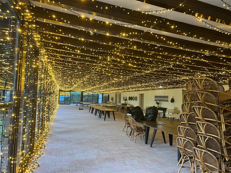 Iluminación personalizada para bodas en Granada