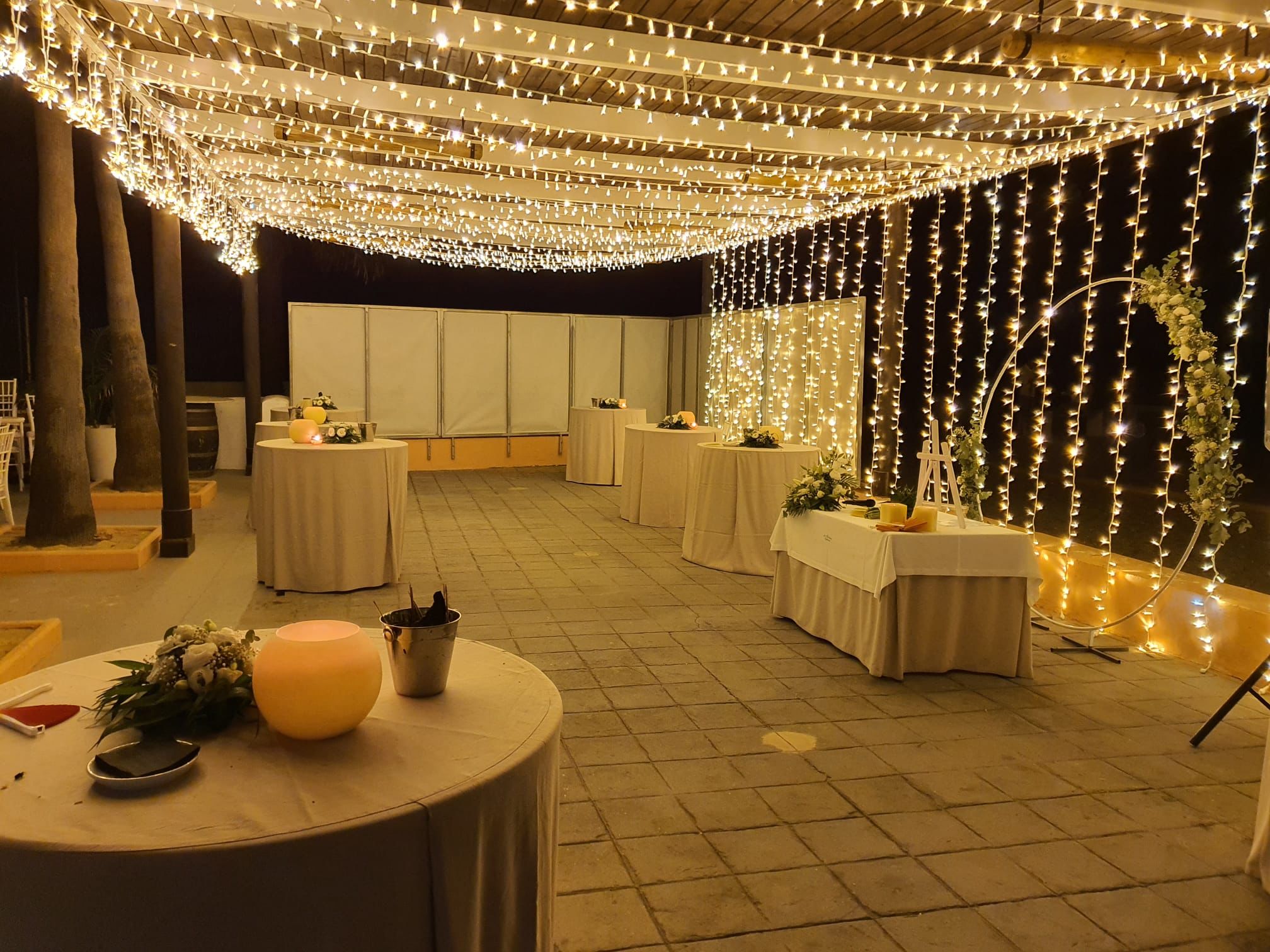 Iluminación para bodas en Granada