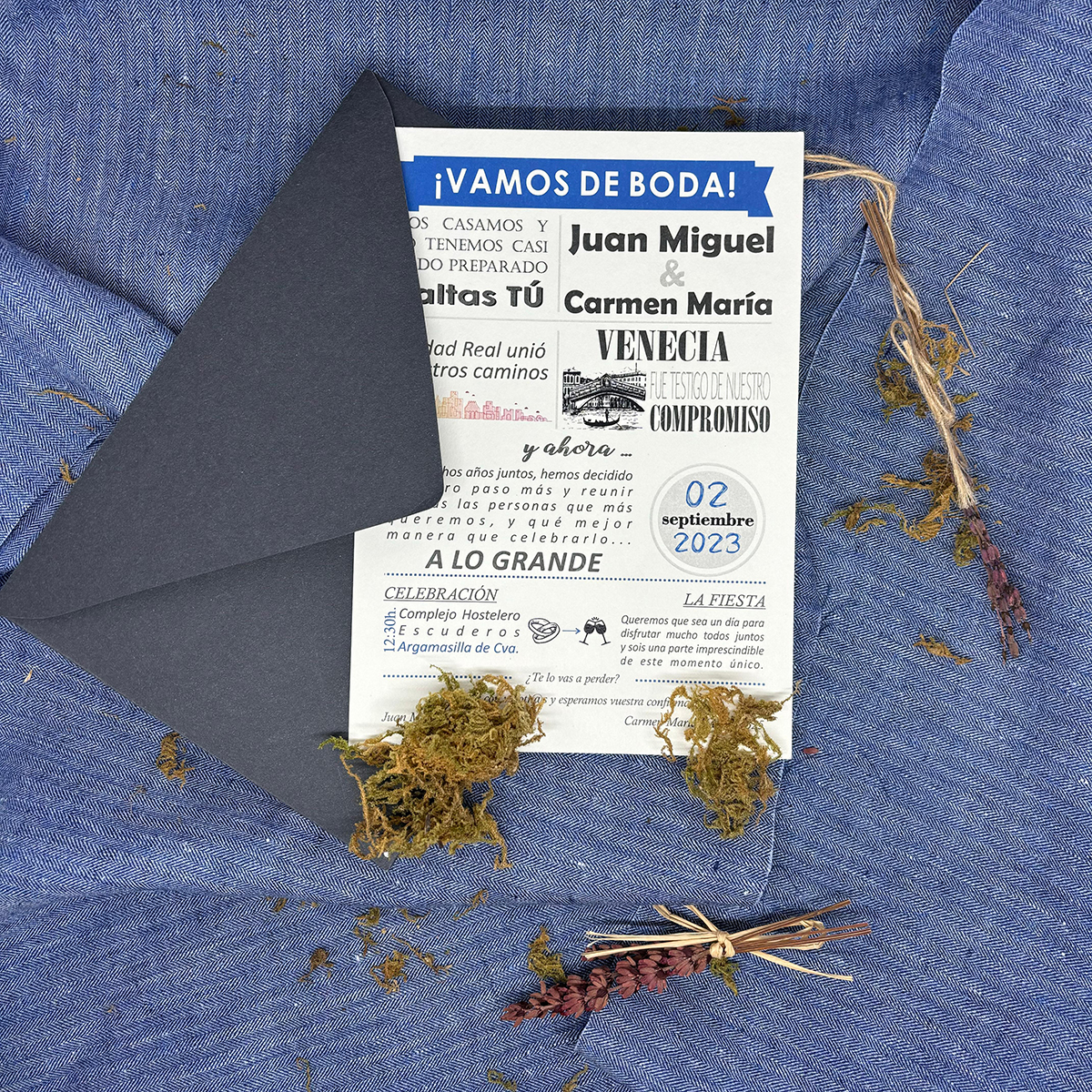 Invitaciones de boda en Málaga