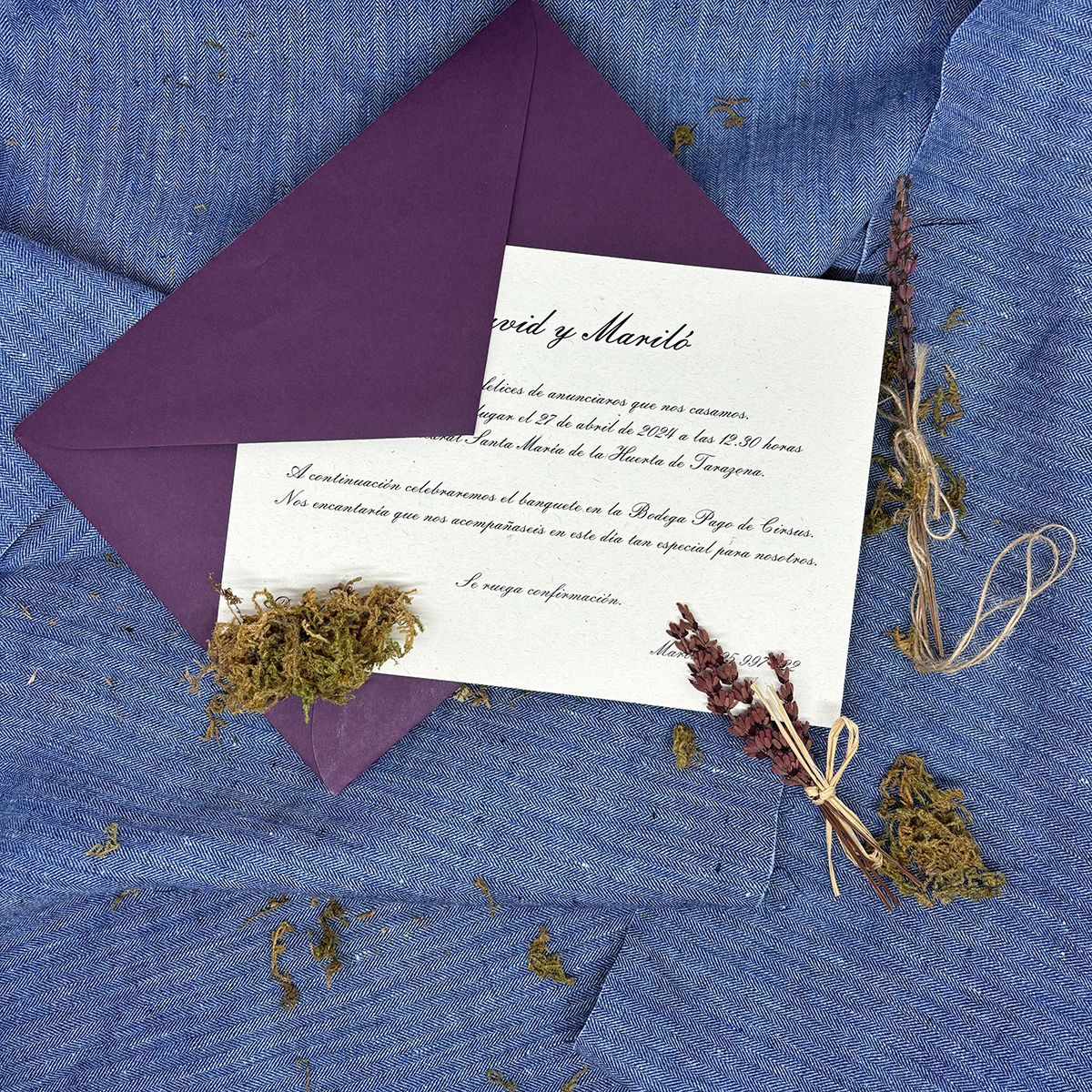 Invitaciones de boda en Badajoz