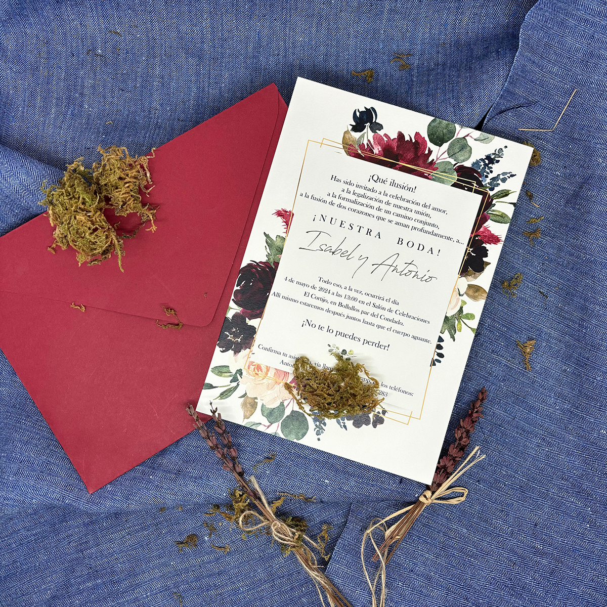 Invitaciones de boda en Badajoz