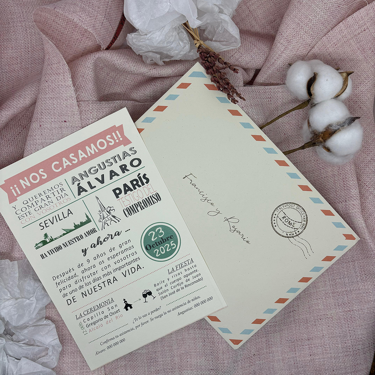 Invitaciones de boda en Málaga