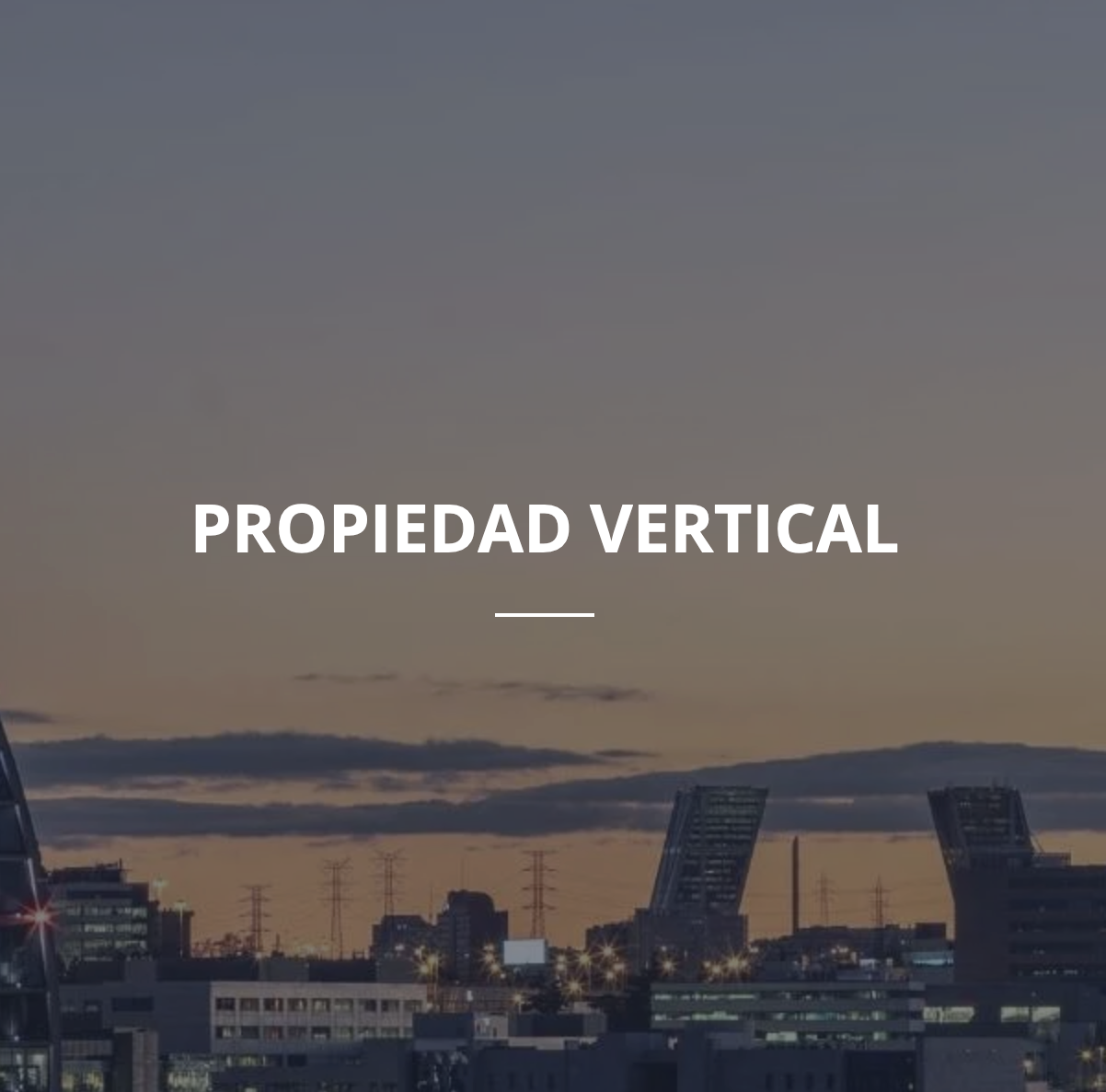 Propiedad Vertical