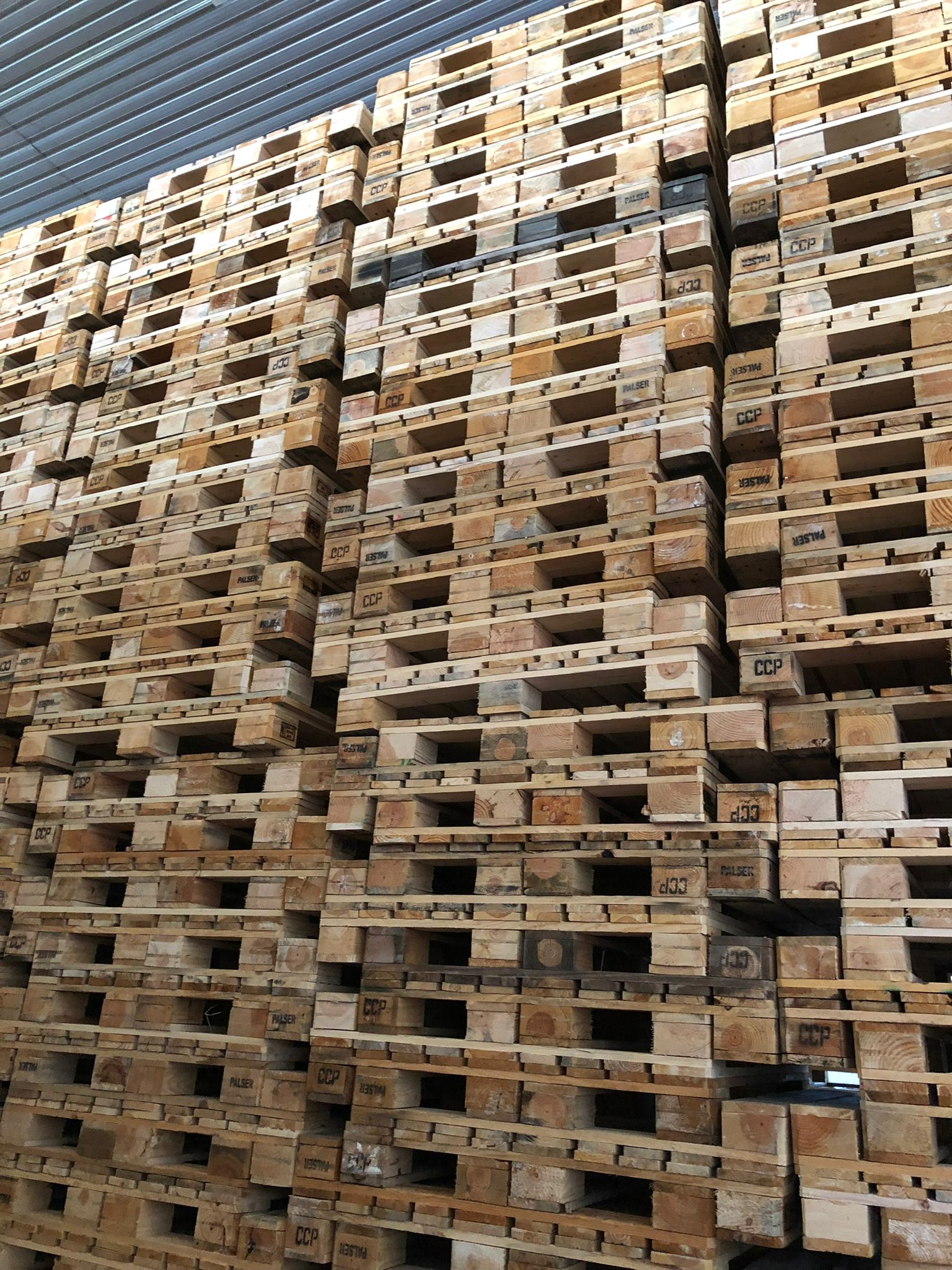 Compra venta de palets usados de madera