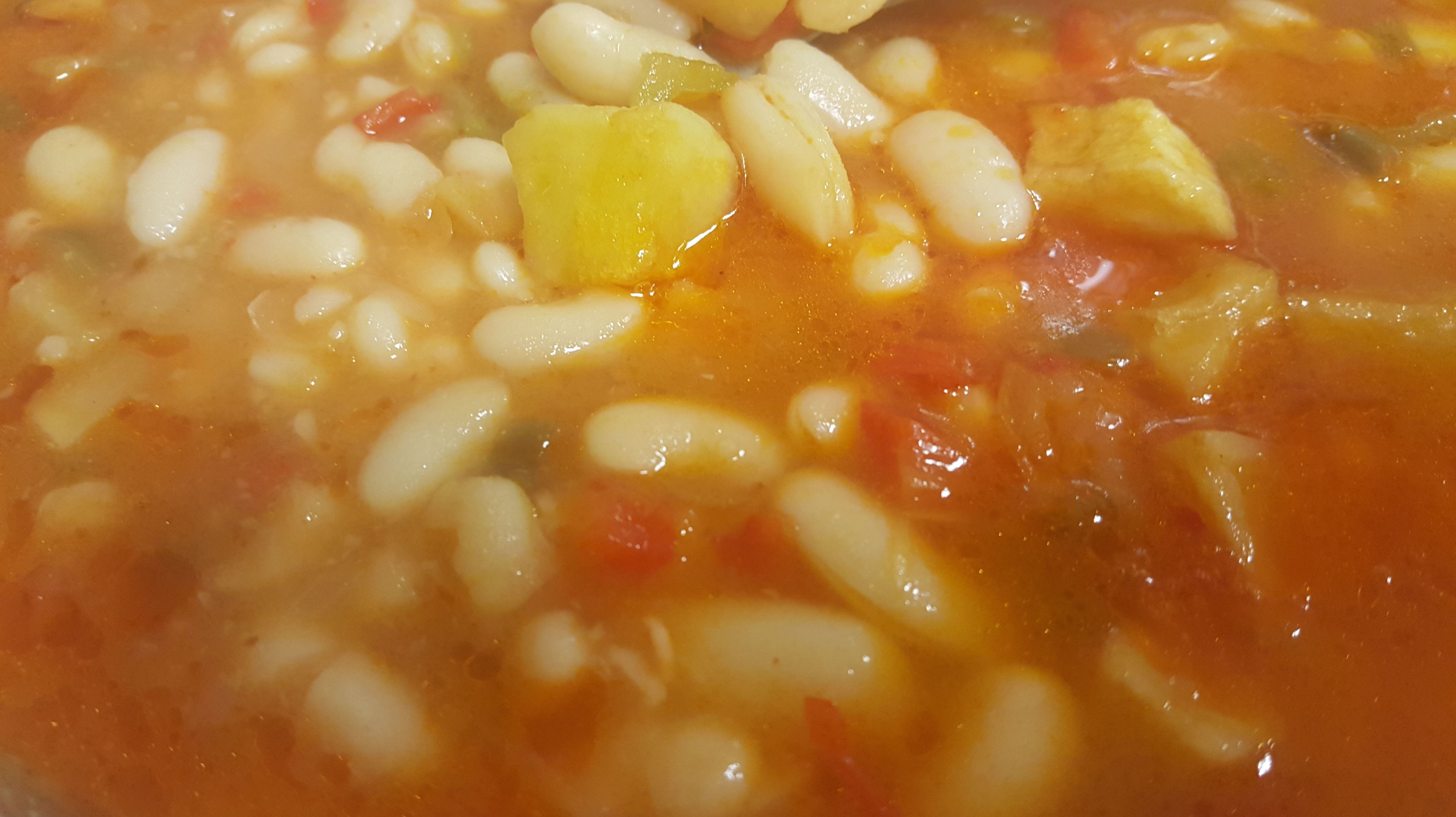 Alubias con verduras