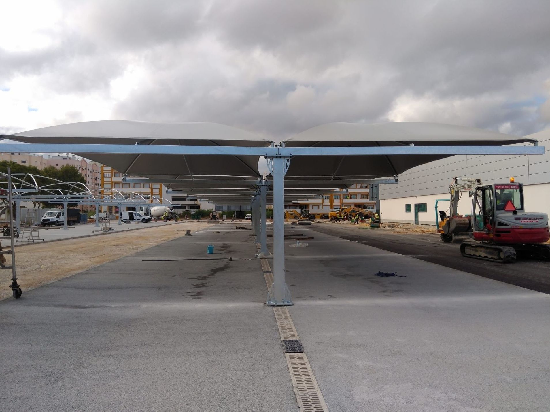 Marquesinas aparcamiento en Málaga