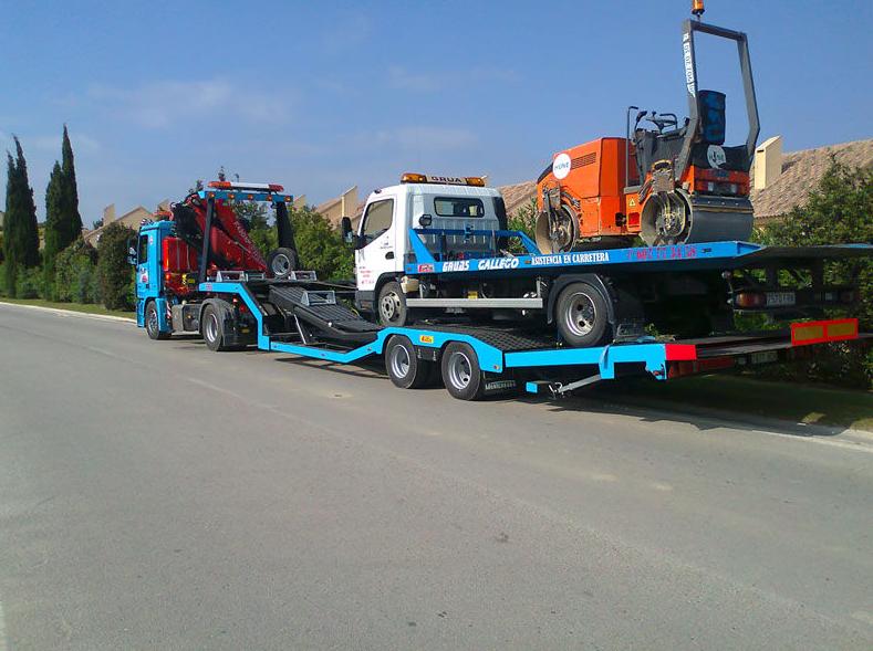 Transporte de maquinaria y embarcaciones