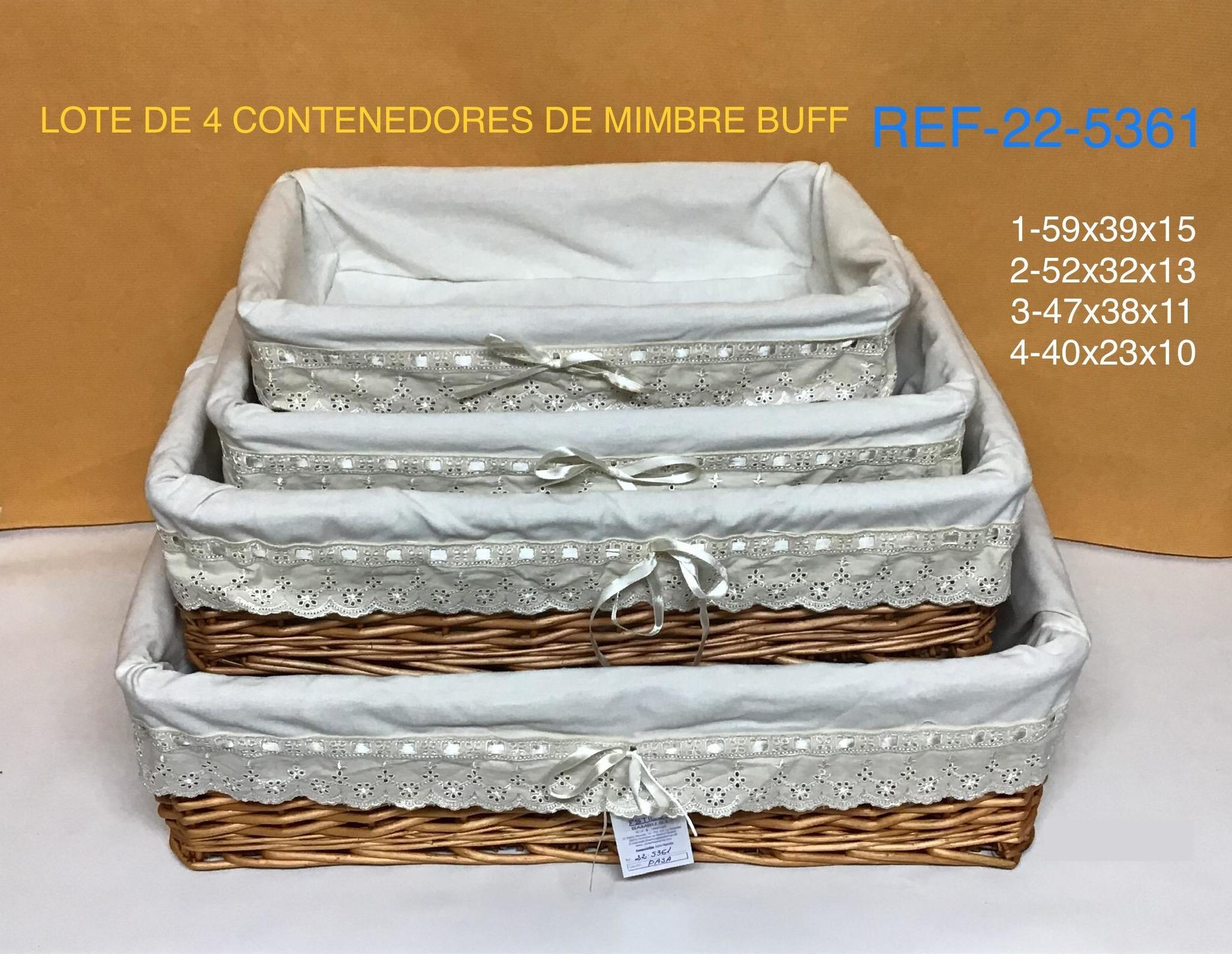 22-5361 JGO 4 CAJONERAS BUF F/ PUNT G 59X39X15