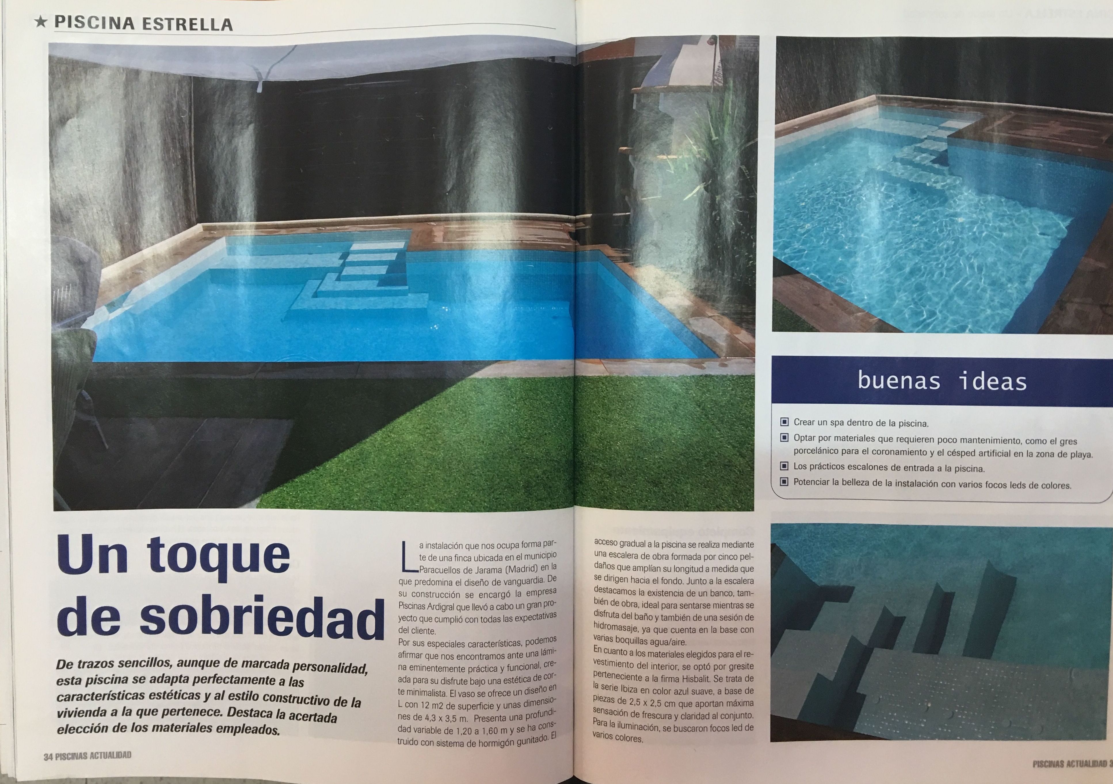 Publicación en revista Piscinas Actualidad