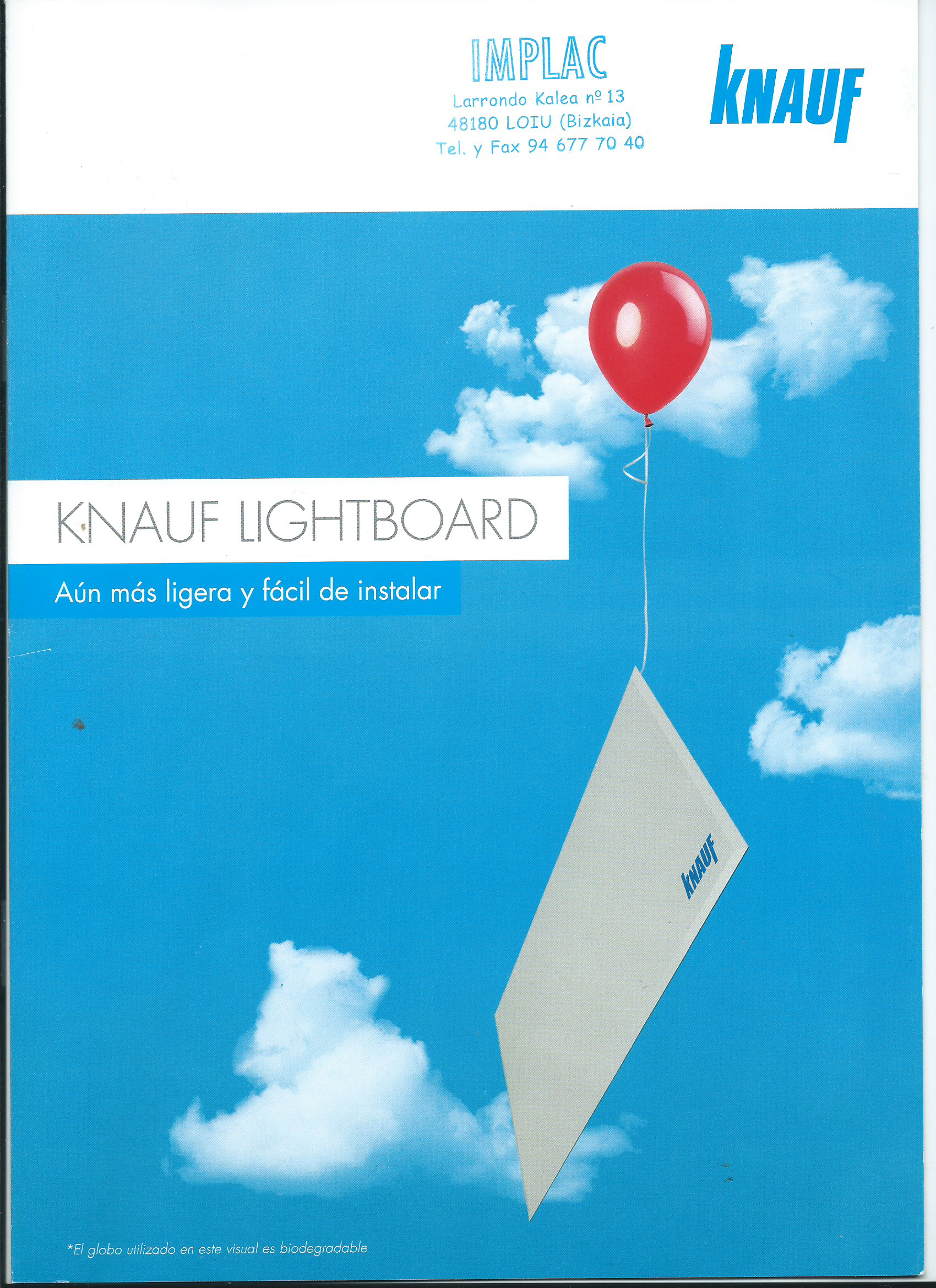 Placa Knauf Lightboard