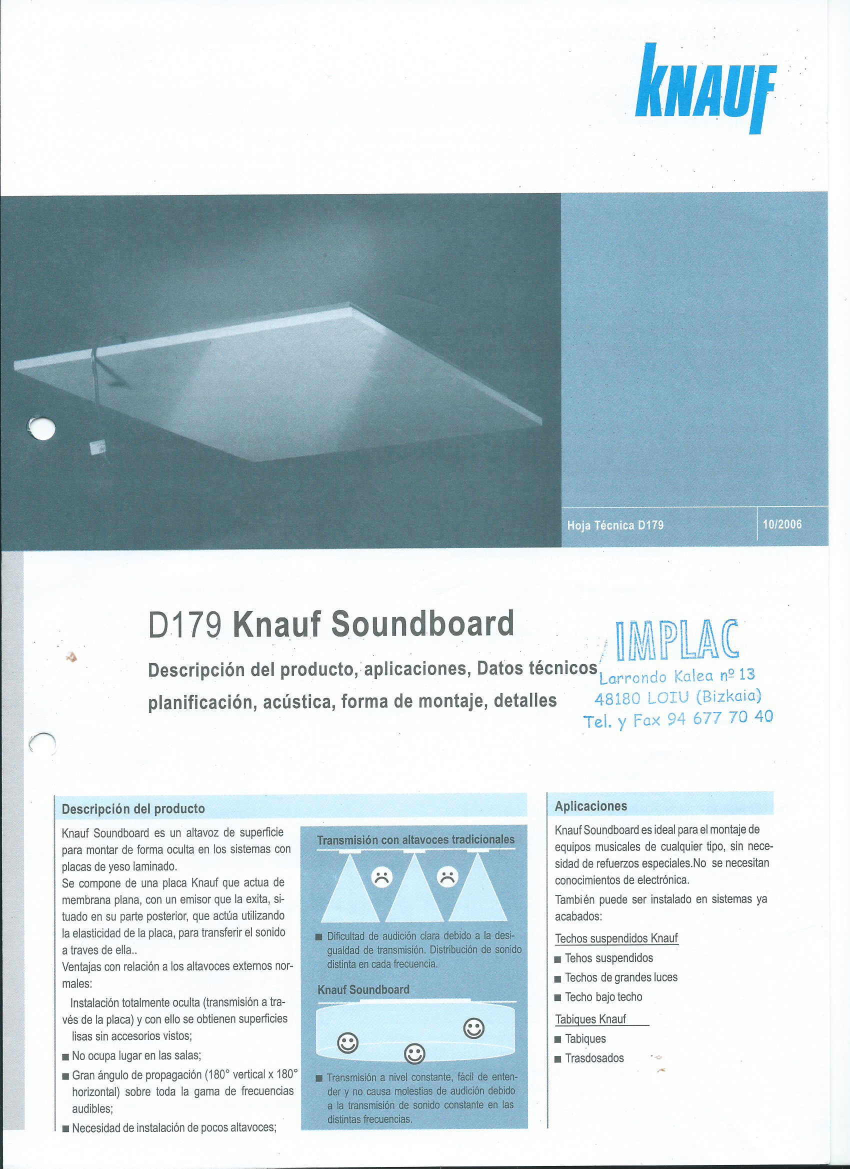 Knauf Sondboard