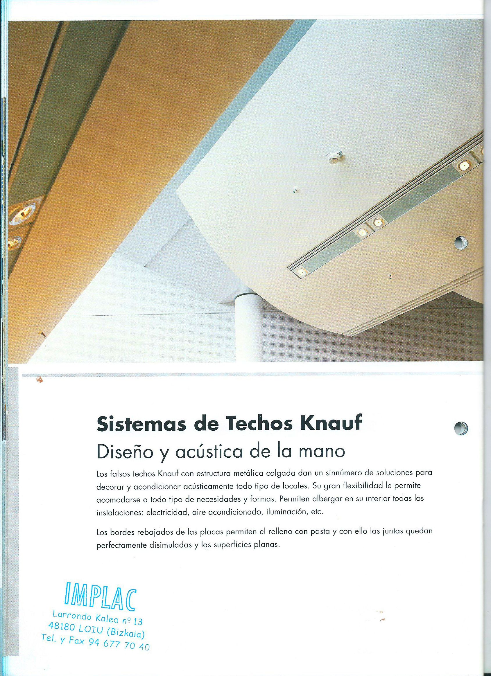 Sistemas de techos KNAUF