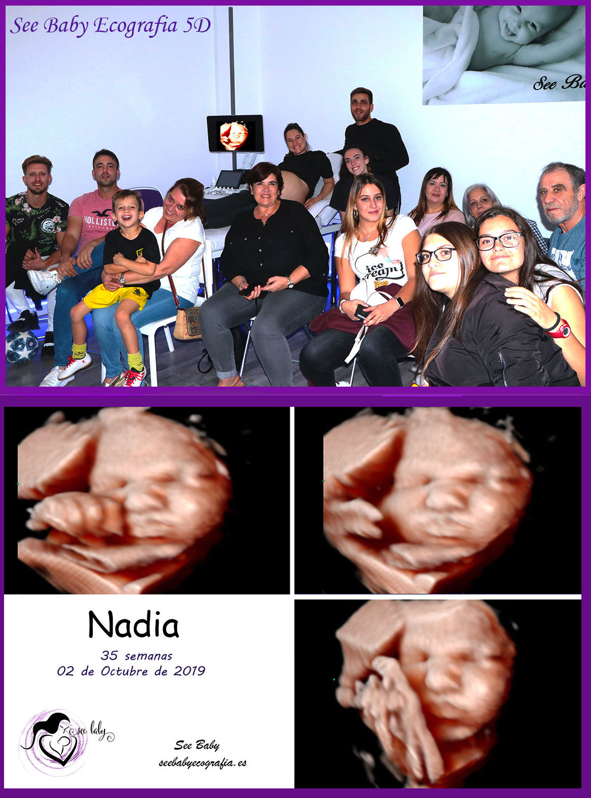 Querida Nadia en SeeBaby Ecografia 5D