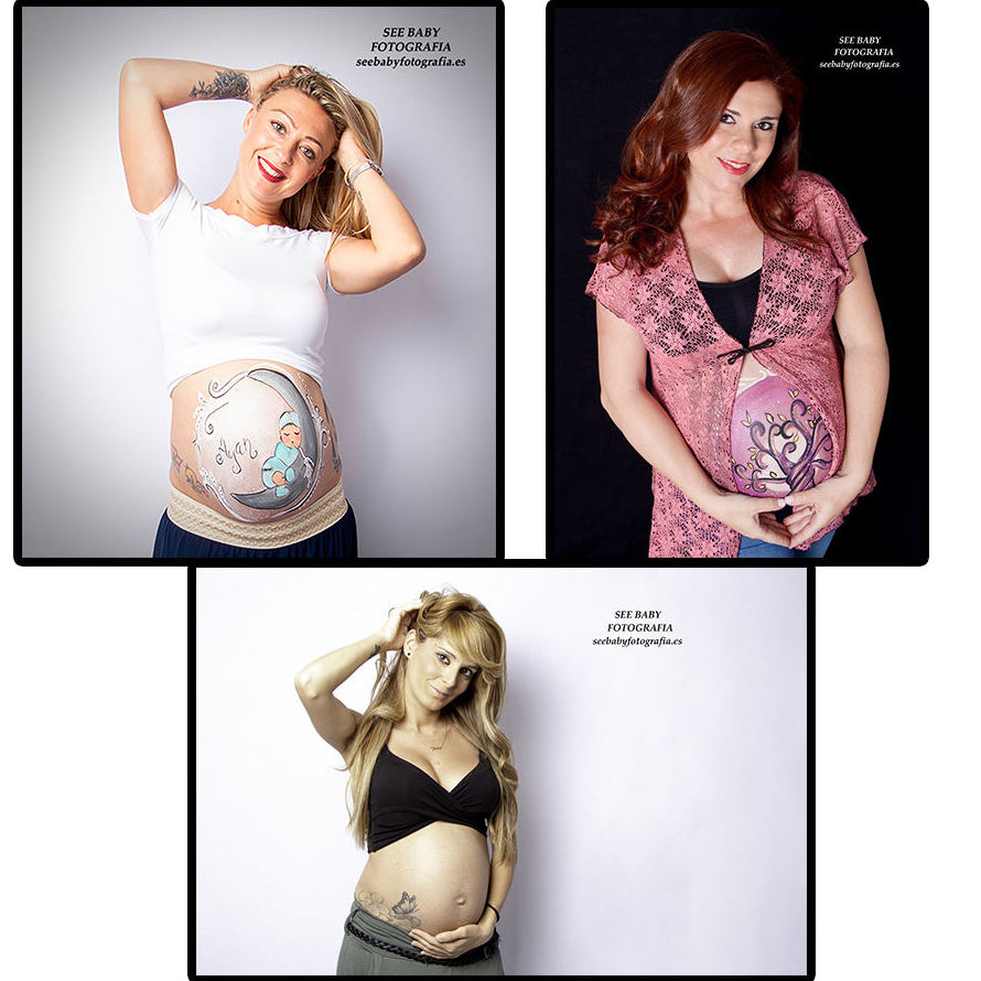 Promocion Sesión Fotográfica de embarazo con o sin bodypaint 69,95€ - 89,95€