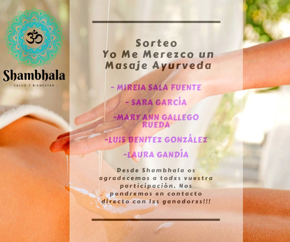 CONCURSO " Yo me Merezco un Masaje Ayurveda "