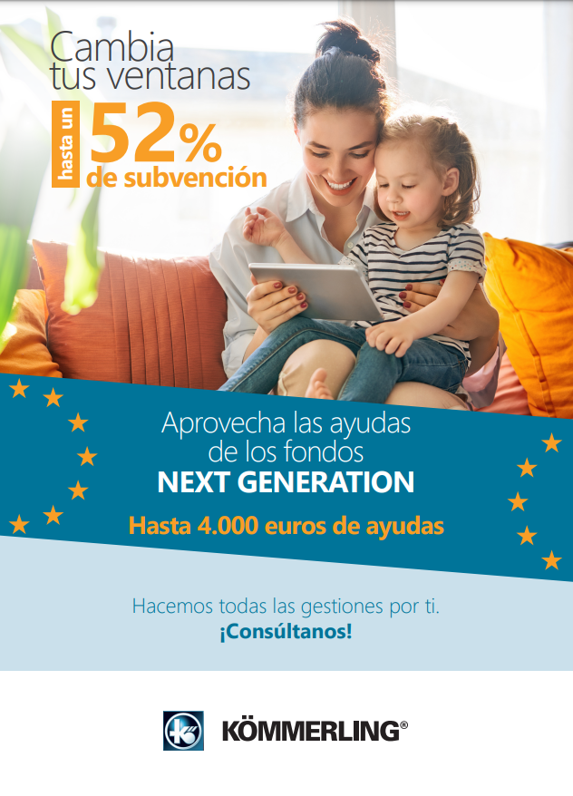 Cambia tus ventanas con la ayuda de los fondos NEXT GENERATION