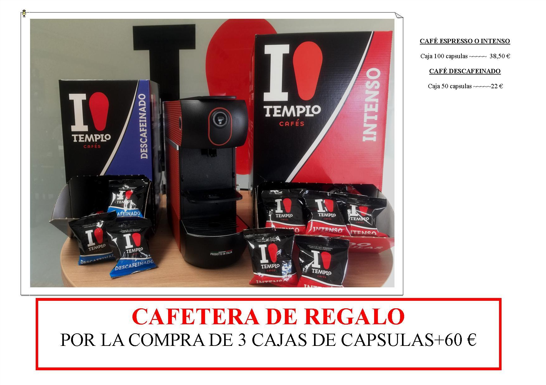 Promoción Cafetera de Cápsulas