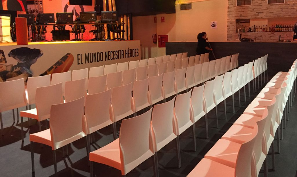 Sillas profesionales para eventos