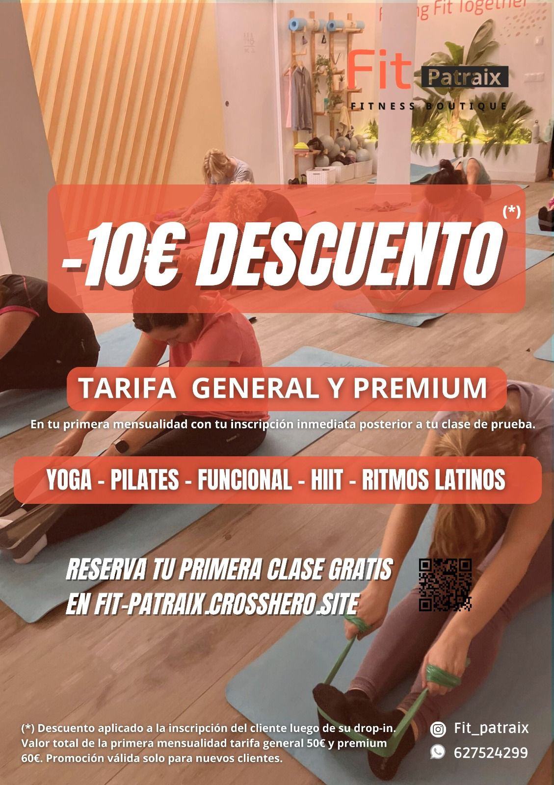 10€ de descuento en tu Tarifa General y Premium