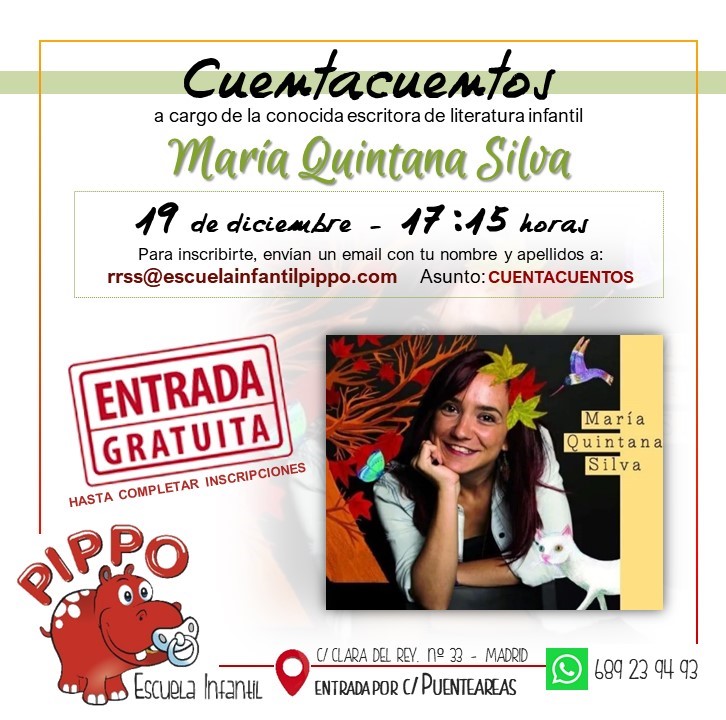 Cuentacuentos de María Quintana Silva en PIPPO