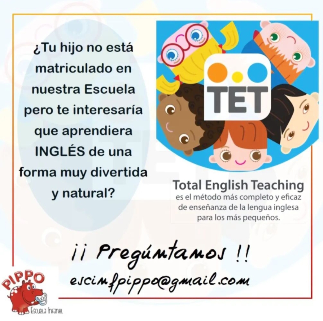 Extraescolar de inglés en Pippo