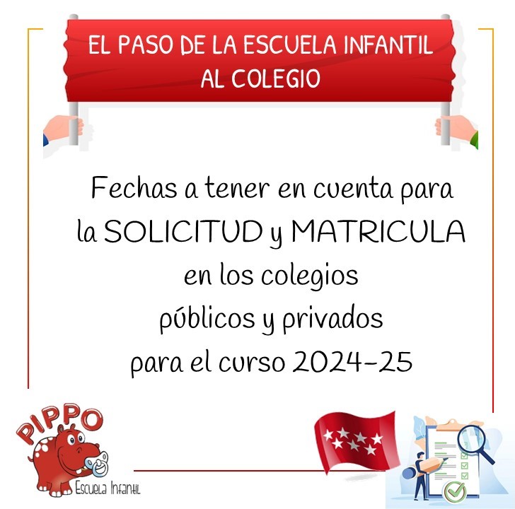 Proceso de admisión en colegios para el segundo ciclo de Ed. Infantil  CURSO 2024-25