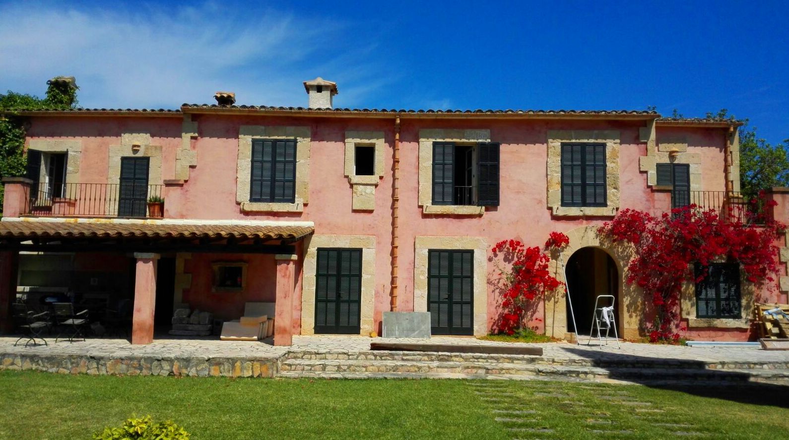 Pintado de chalet en Pollensa ( Mallorca)