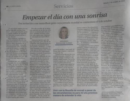 Empezar el día con una sonrisa