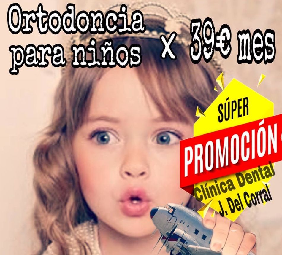 Promocion Ortodoncia Niños 39€ mes