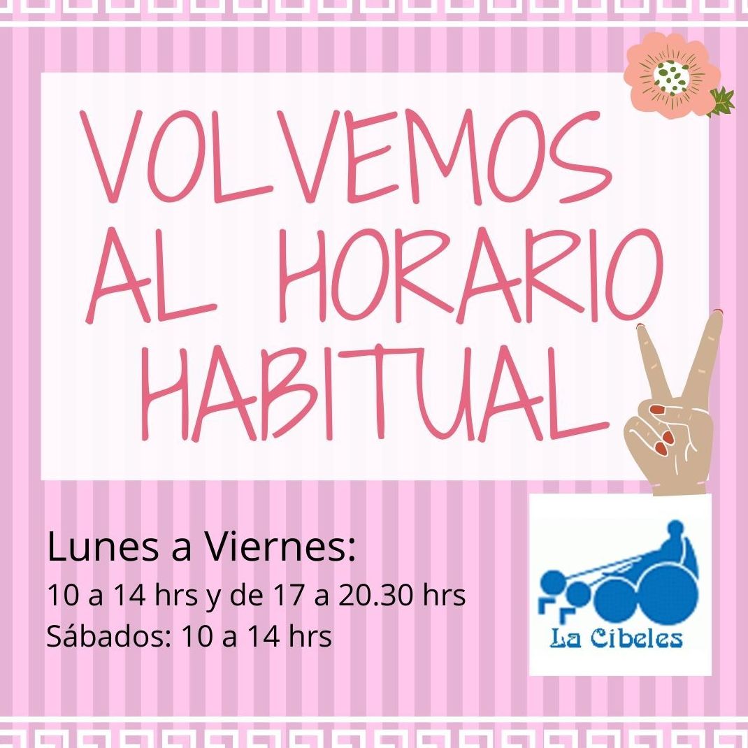 Volvemos al horario habitual!!!!