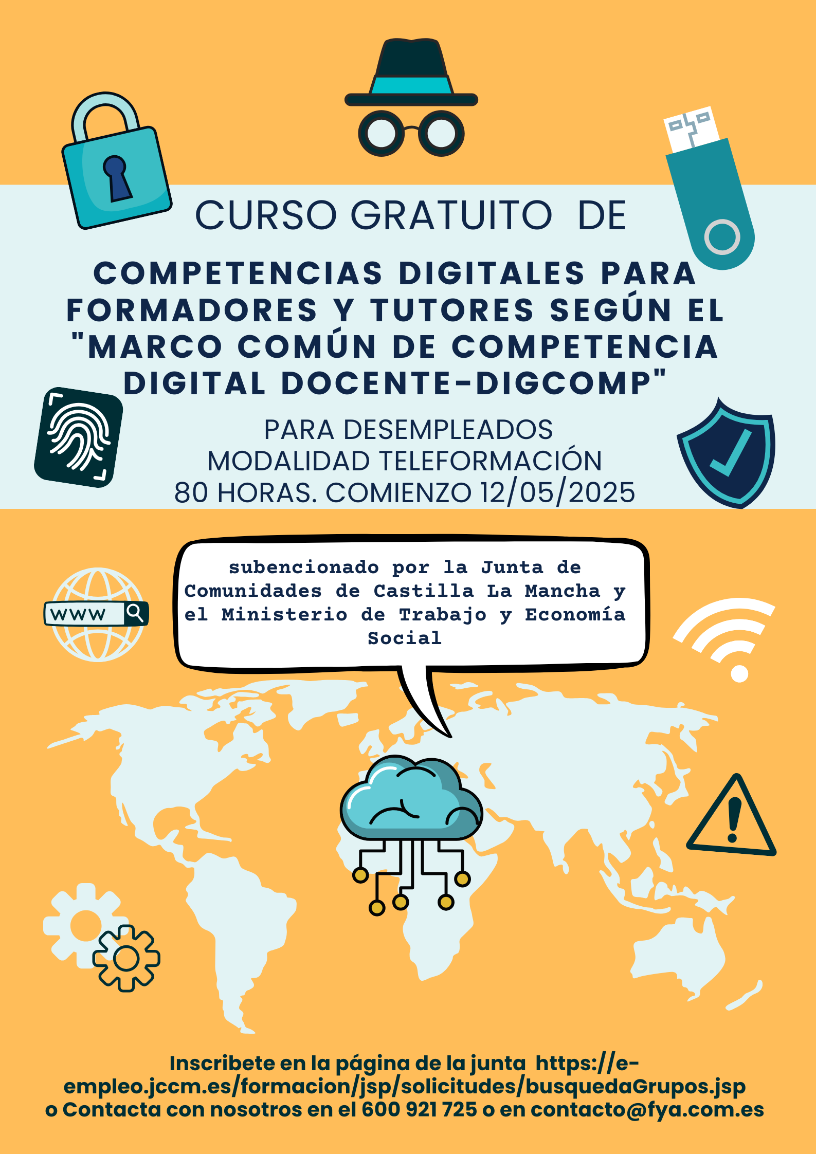 Curso de Competencias digitales para formadores y tutores según el “marco de referencia de competencia digital docente”. INICIO 15/05/2025