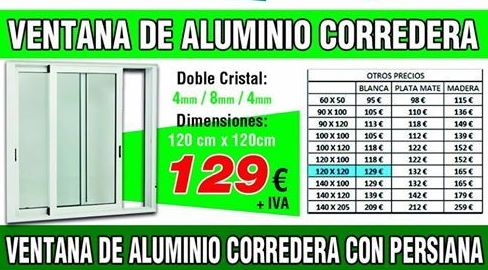 OFERTAS EN CORREDERAS