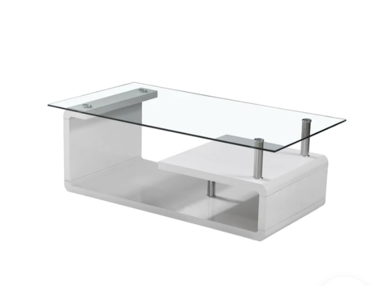Mesa de centro de Cristal templado Ada