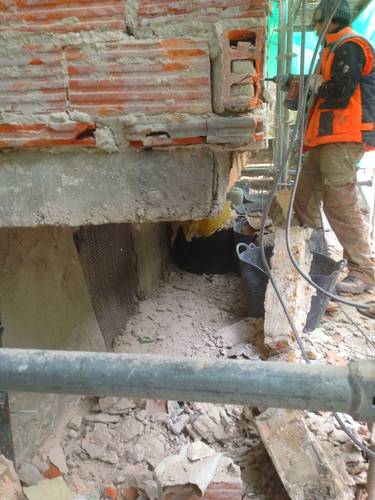 Picado integral de fachadas en Santander.