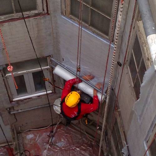 Reparación de patio con fibra geotextil anti fisuras Santander