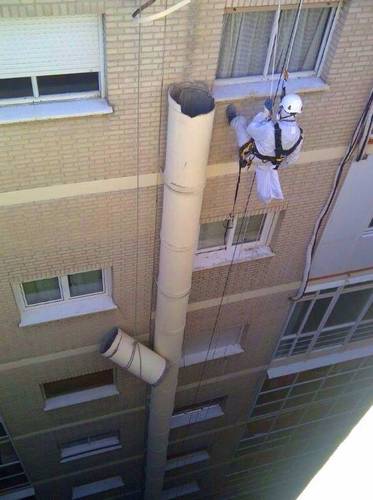 Retirada de uralita tubos de uralita trabajos verticales