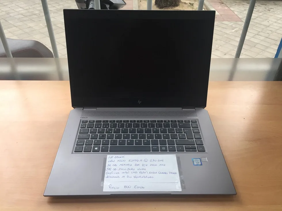 HP ZBOOK Intel Xeon E2176M @2,70 GHz