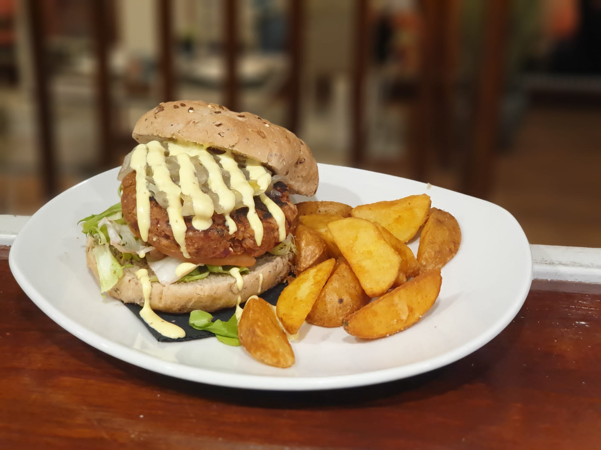 Vegan burguer casera