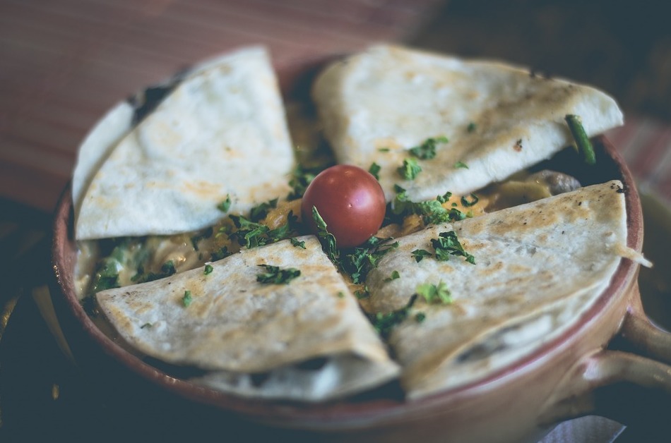 Quesadillas (tortilla de maíz rellenas)