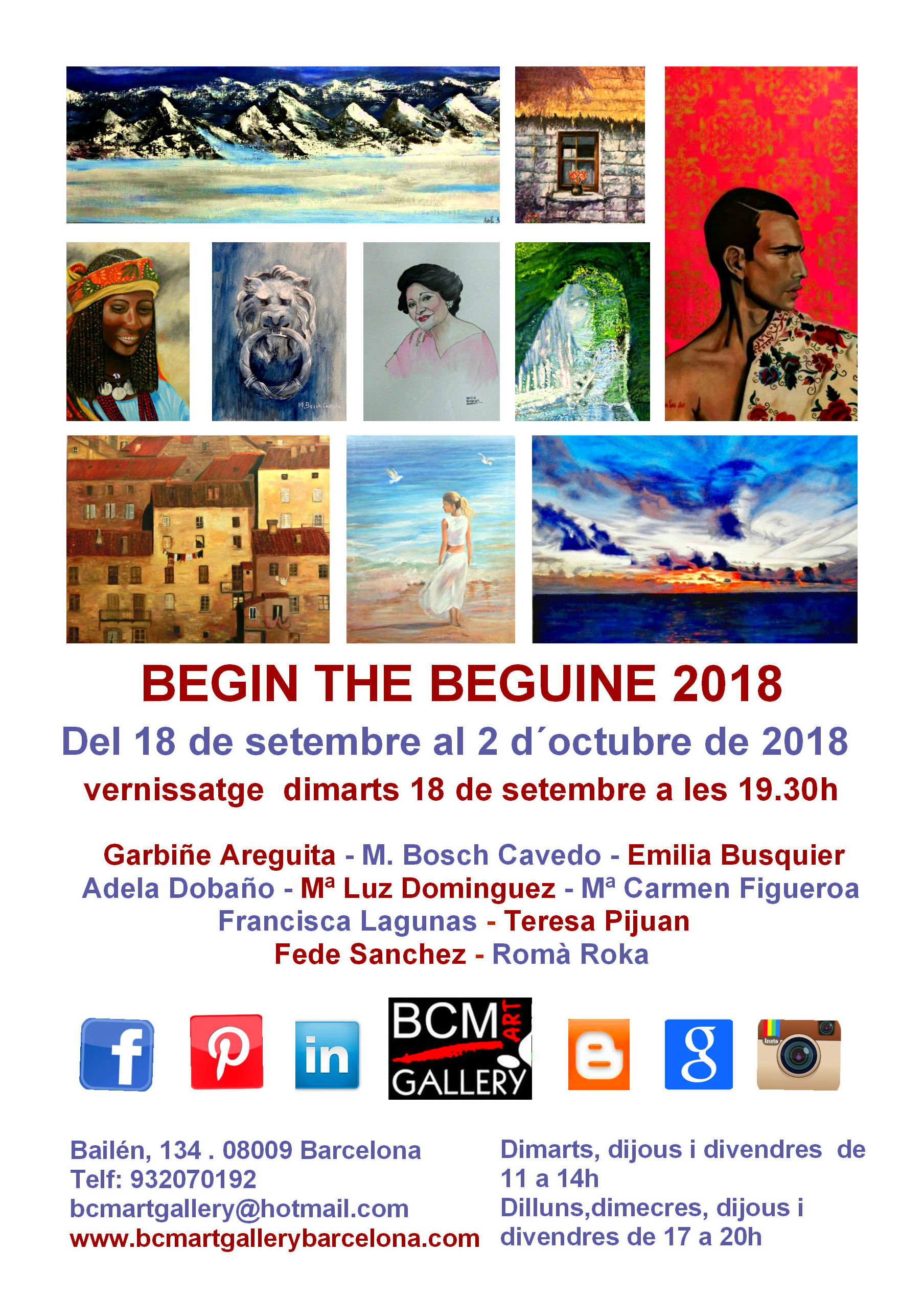 BEGIN THE BEGUINE 2018