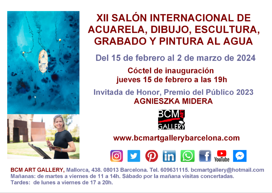 XII SALÓN INTERNACIONAL DE ACUARELA Y PINTURA AL AGUA