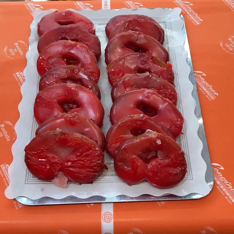 Palmeritas de mermelada con fresas