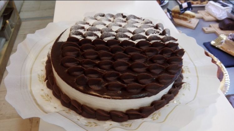 Tarta de mousse de chocolate