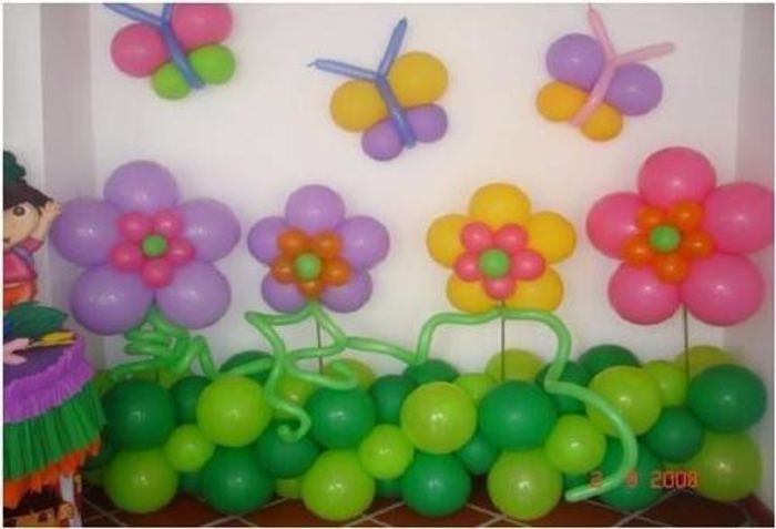 Decoración con globos