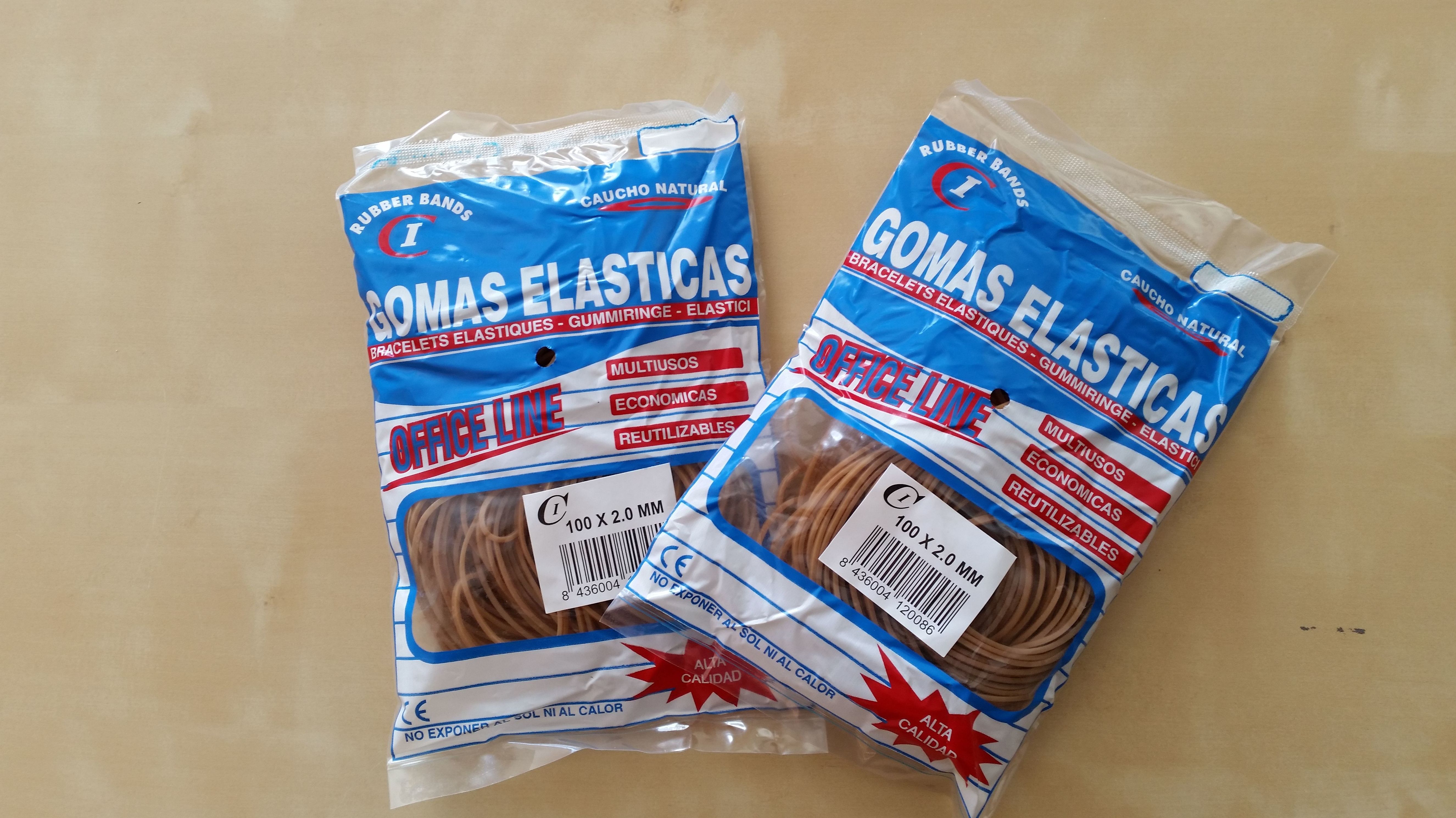 GOMAS ELASTICAS 100 GRS.